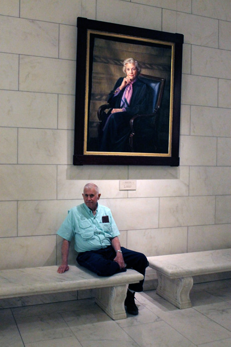 Grandpa and Sandra Day O'Connor