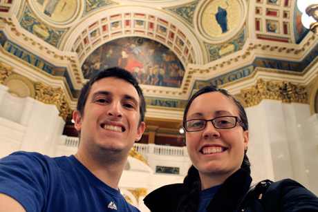 Cole and Brenna in Capitol