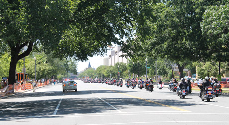 Motorcycle parade