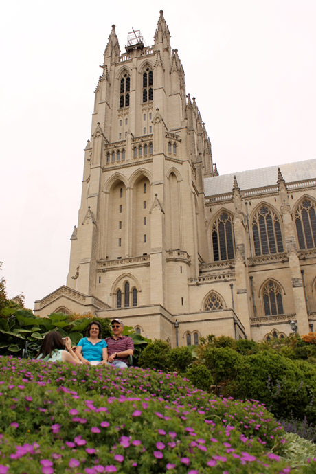 Cathedral garden Bud, Michele and Kady