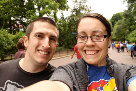 Cole and Brenna at zoo