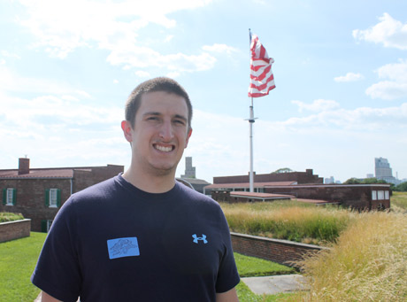 Fort McHenry Cole and flag