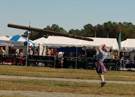 Highland Games Caber Toss