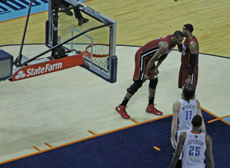 Chris Bosh and Mario Chalmers