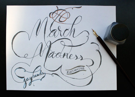 Calligraphy - March Madness