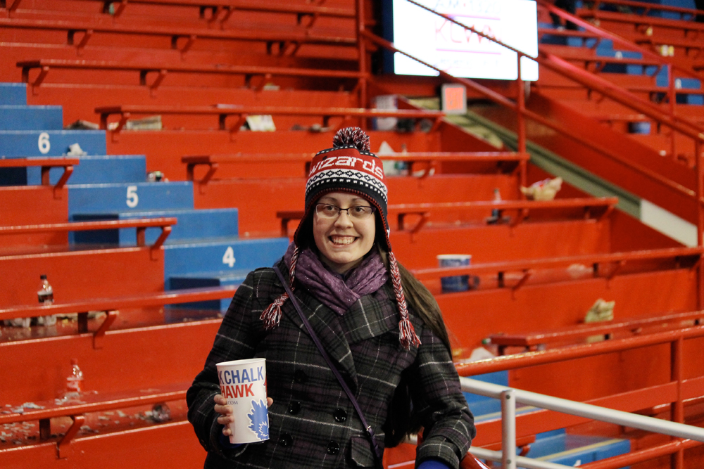 Kansas Jayhawks vs. Texas Tech Raiders on Jan. 12, 2015.