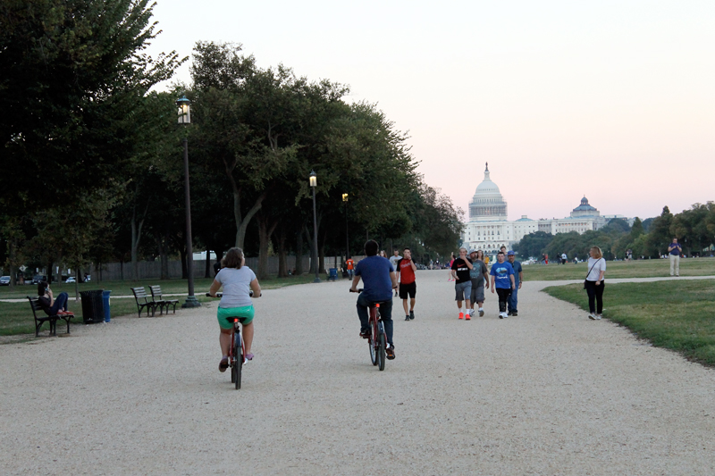 Capital Bikeshare with a Capitol view