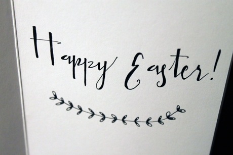 Easter Calligraphy - Leaves