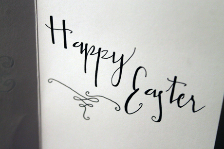 Easter Calligraphy - Swashes