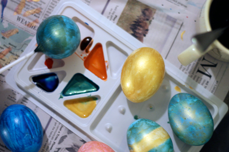 Easter egg painting