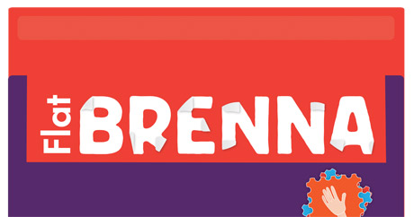 Flat Brenna Header