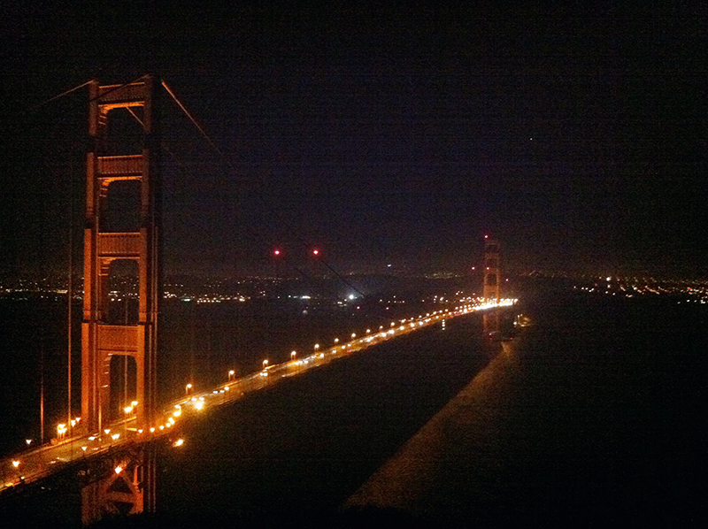 Golden Gate Bridge night